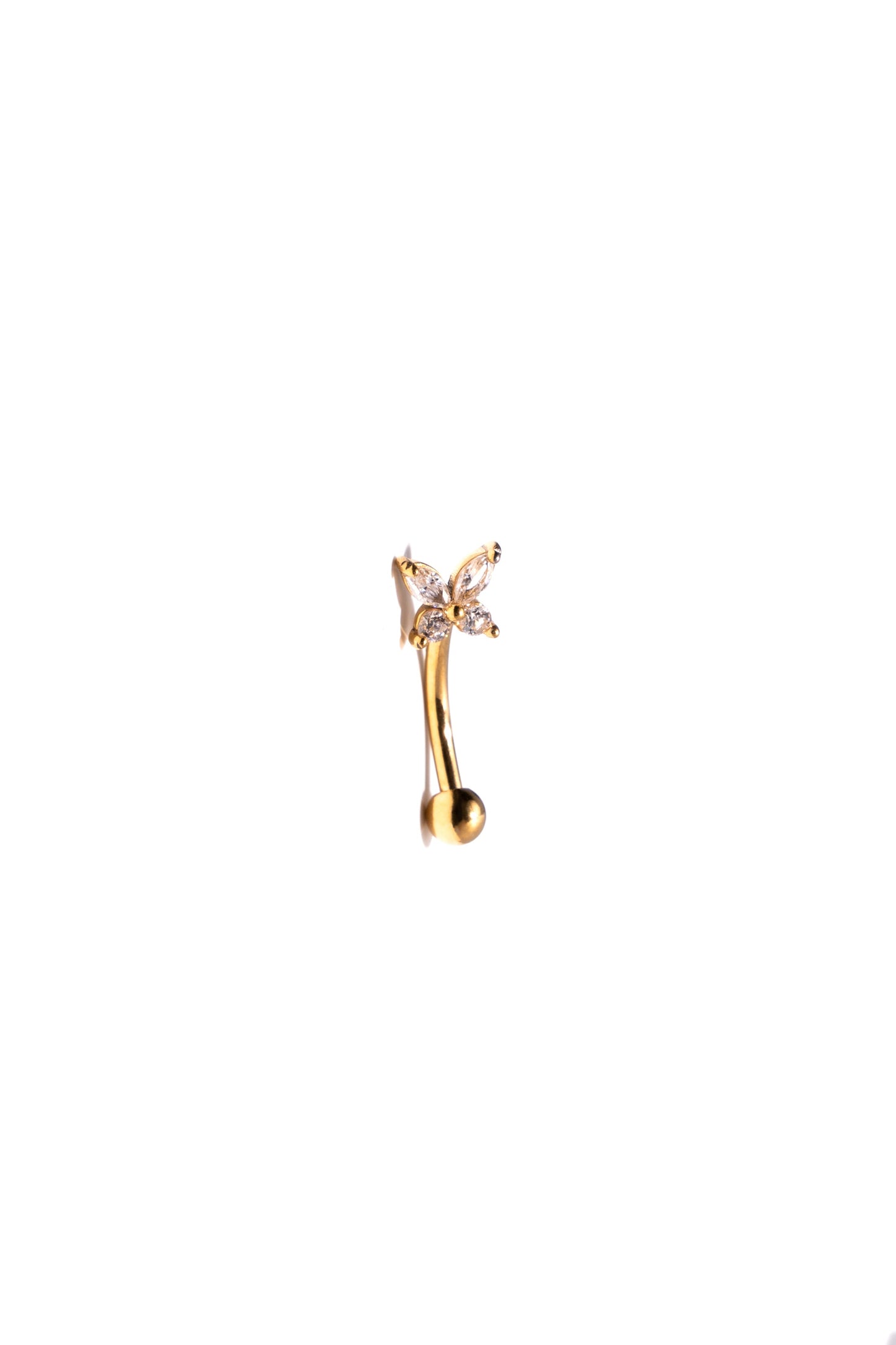 RS02-129AC - BUTTERFLY CURVED BARBELL