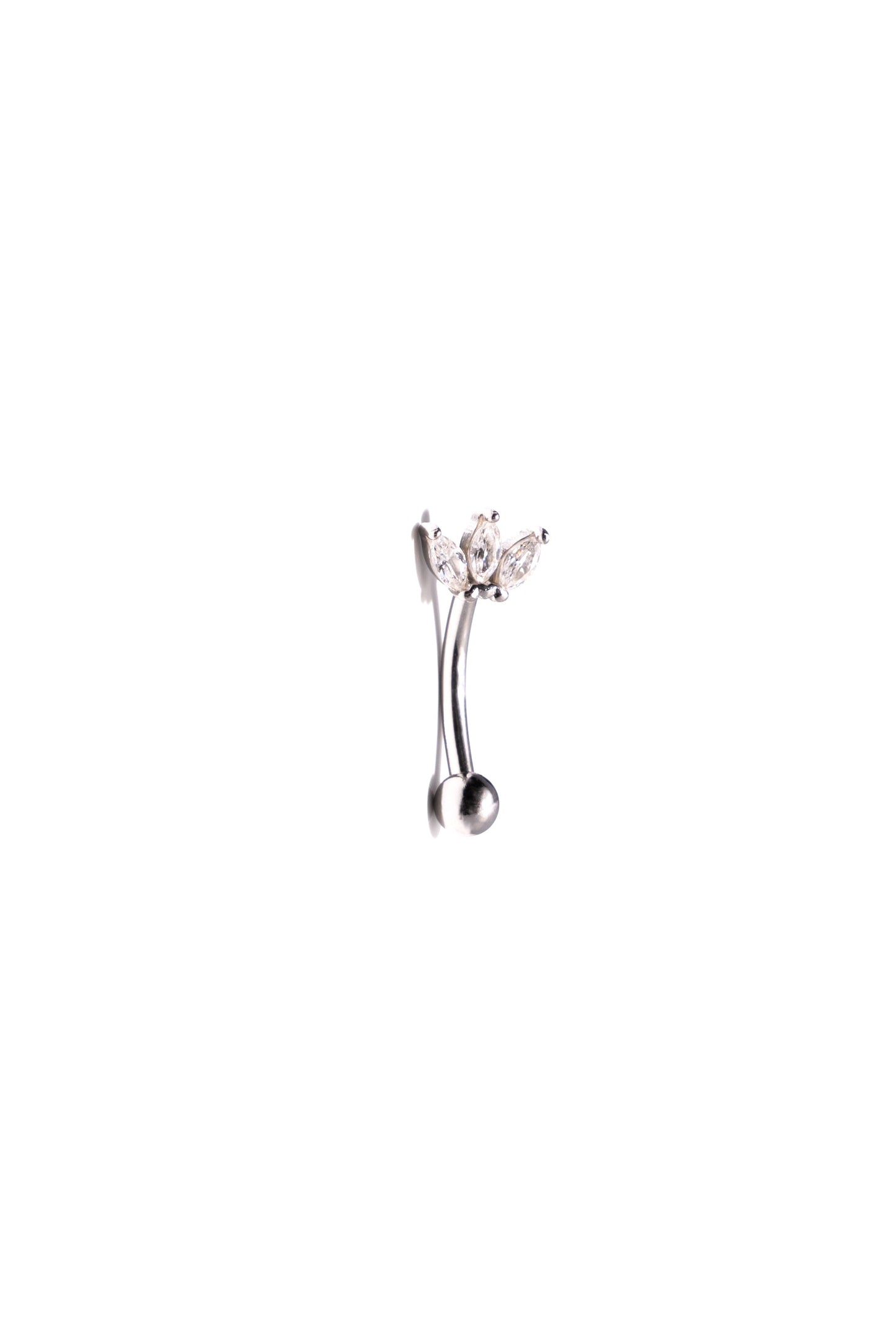 RS02-128AC - LOTUS SMALL CURVED BARBELL